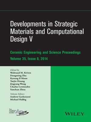 cover image of Developments in Strategic Materials and Computational Design V